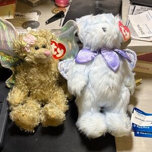 Ty 1993 Raphella beanie 2000 Demetria both in good condition!